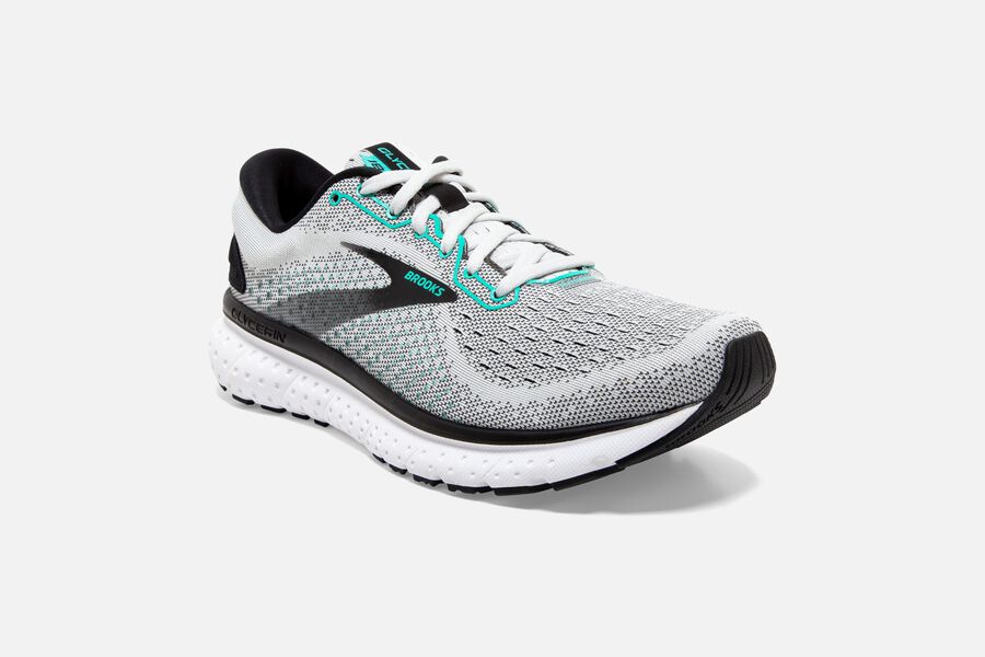 Brooks Running Shoes Womens Grey/Black - Glycerin 18 Road - 6325-XVGIK